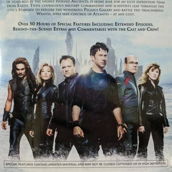 Stargate Atlatis The Complete Series Blu-Ray ~ 20-Disc Box Set ~ New/Sealed! - Picture 4 of 6